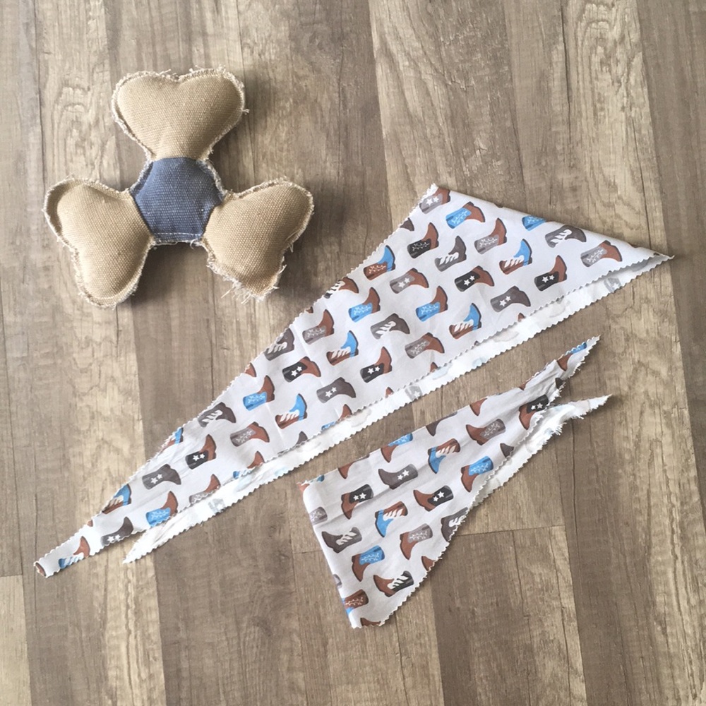 NEW Cowboy Boot Dog Bandana/Scarf